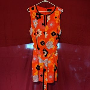 Orange Romper by Victoria Beckham